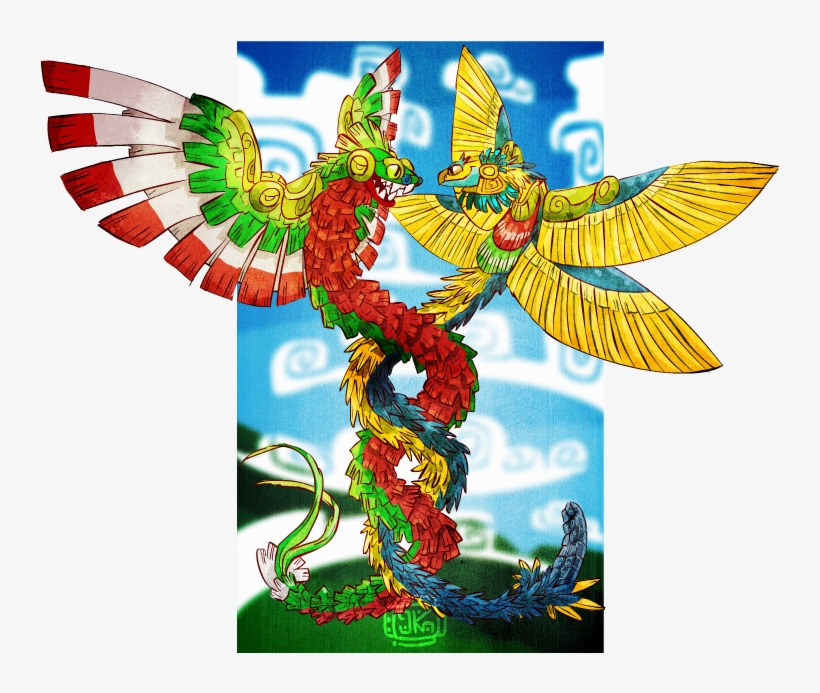 Quetzalcoatl And Xiuhcoatl - Quetzalcoatl, transparent png