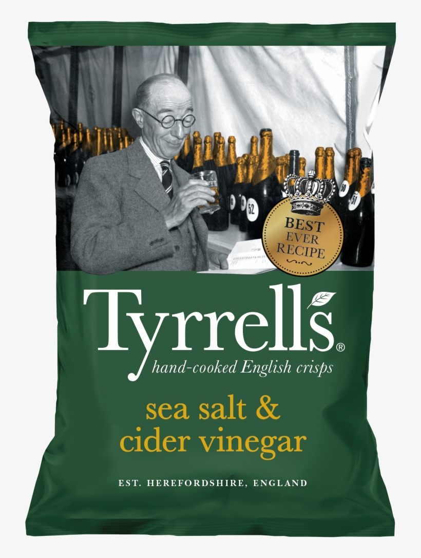 Tyrrells Cider Vinegar Chips, transparent png