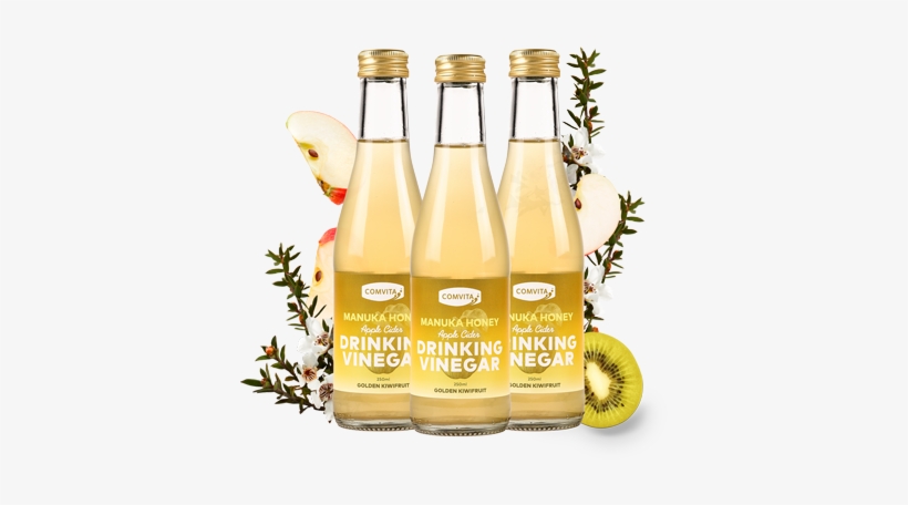Apple Cider Drinking Vinegar - Glass Bottle, transparent png