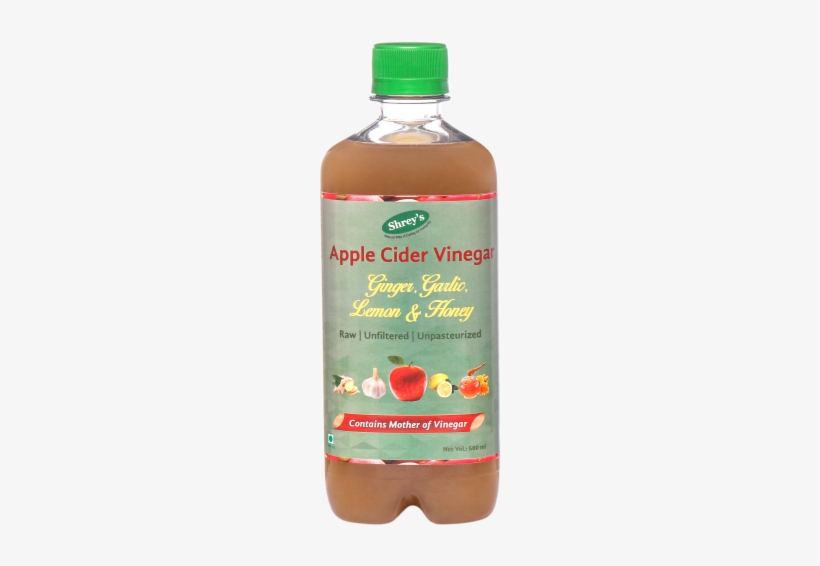 Shrey's Apple Cider Vinegar With Ginger, Garlic, Lemon - Shrey's Apple Cider Vinegar Ginger,garlic,lemon,honey, transparent png