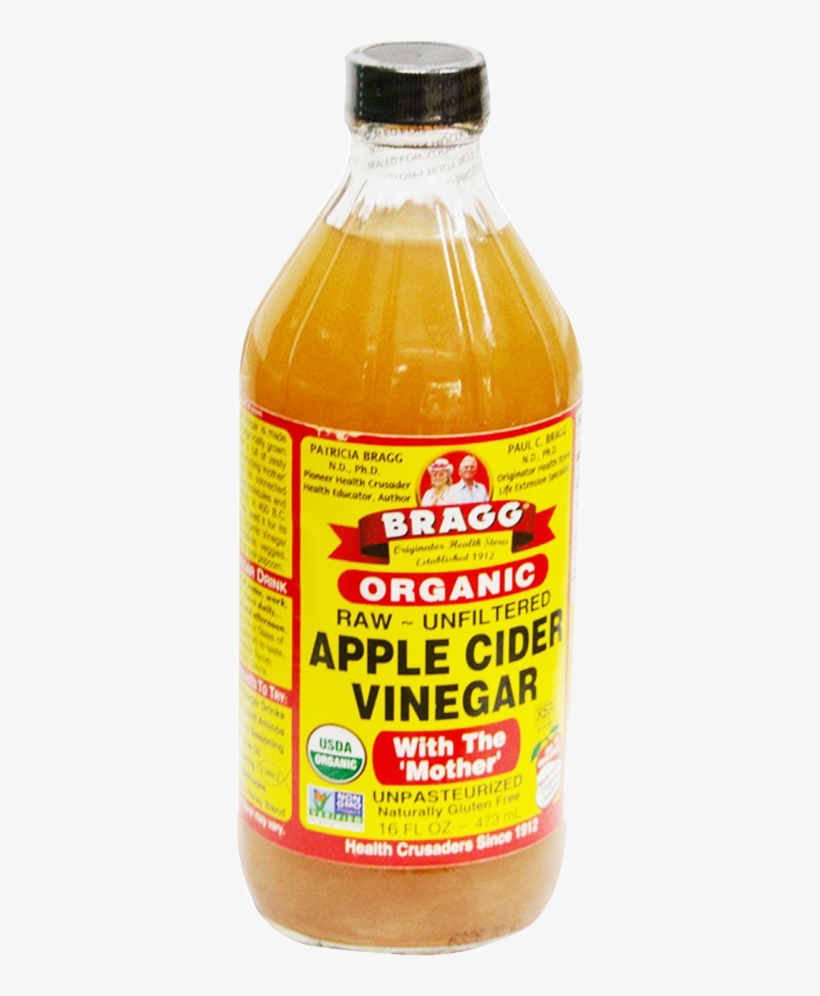Bragg Apple Cider Vinegar Organic 473 Ml - Bragg Apple Cider Vinegar, 473 Ml, transparent png