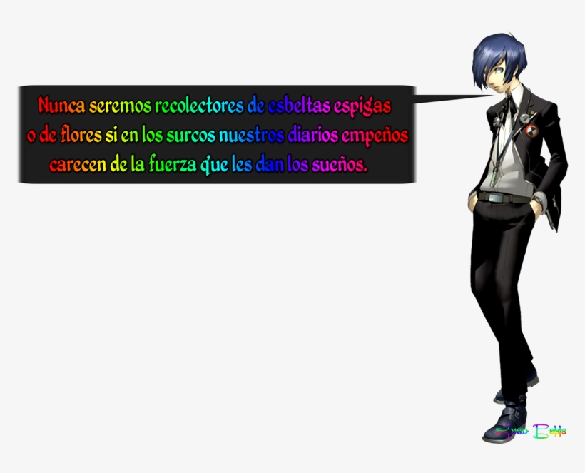 Frase Fondo Transparente - Persona 3 Minato, transparent png