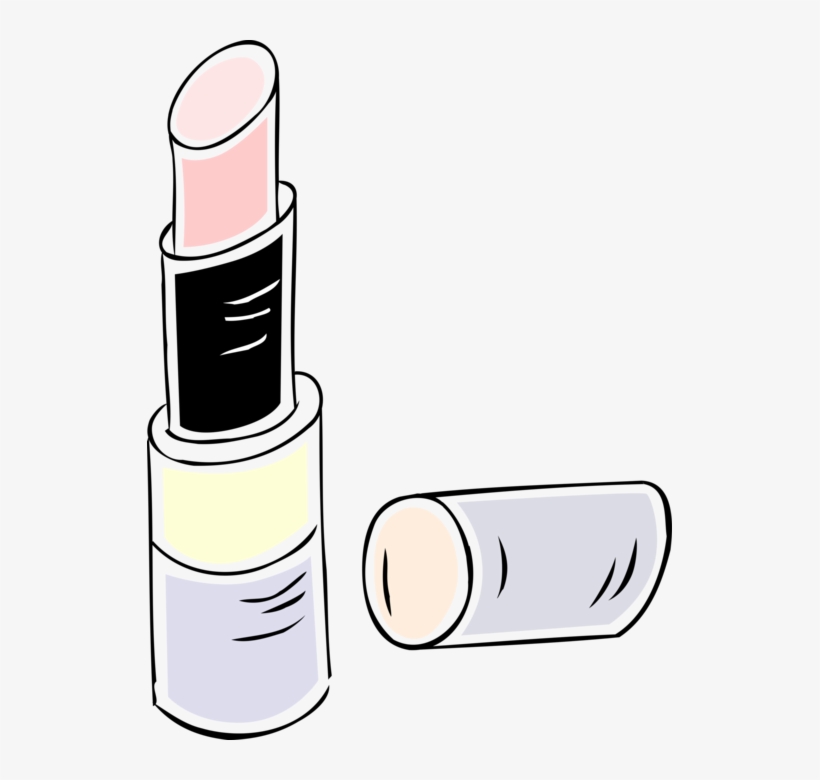 Vector Illustration Of Cosmetic Beauty Product Lipstick - Illustration, transparent png