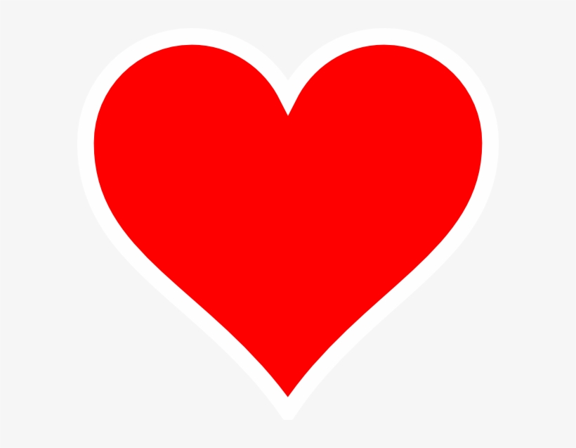 How To Set Use Red White Heart Icon Png - Love Heart, transparent png