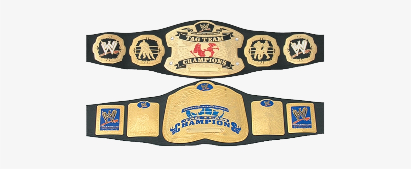 Tag Team Championship Caw - Raw And Smackdown Tag Titles, transparent png