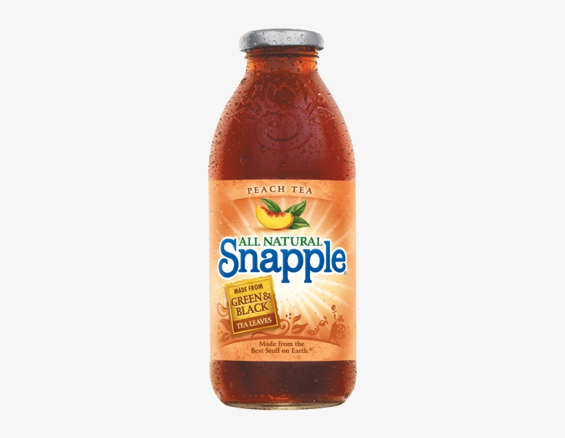 Snapple Peach Iced Tea - Snapple Oz, transparent png