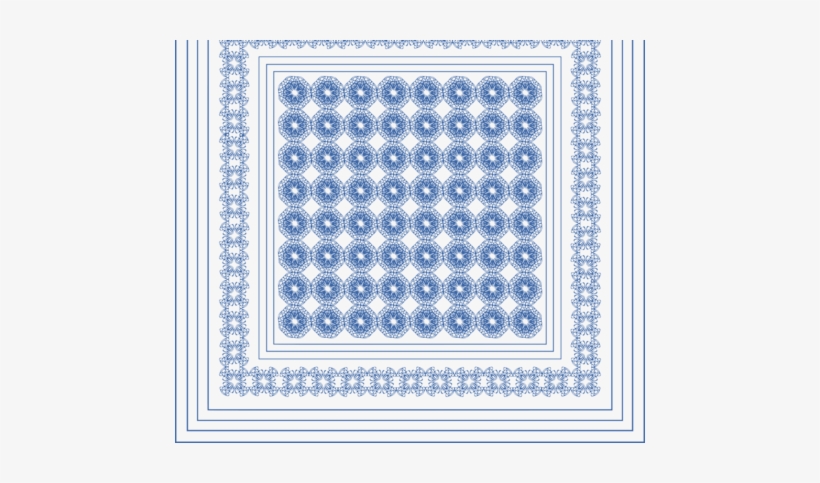 Polka Dots With Square Border Fabric By Dahjo On Spoonflower - Icon Urban, transparent png
