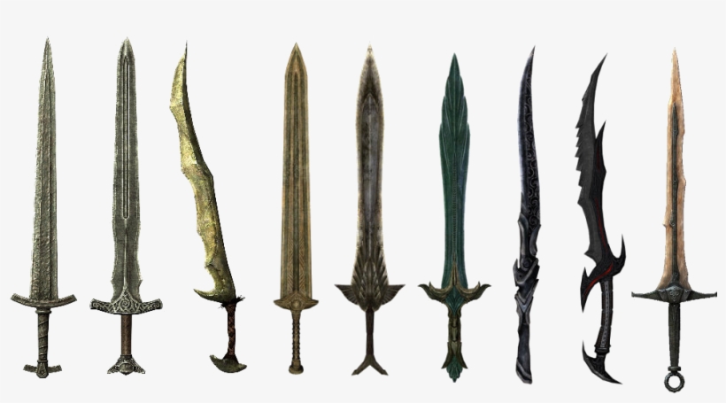 To This Day, Skyrim Can Be Admired As If It Were An - Skyrim Glass Sword, transparent png
