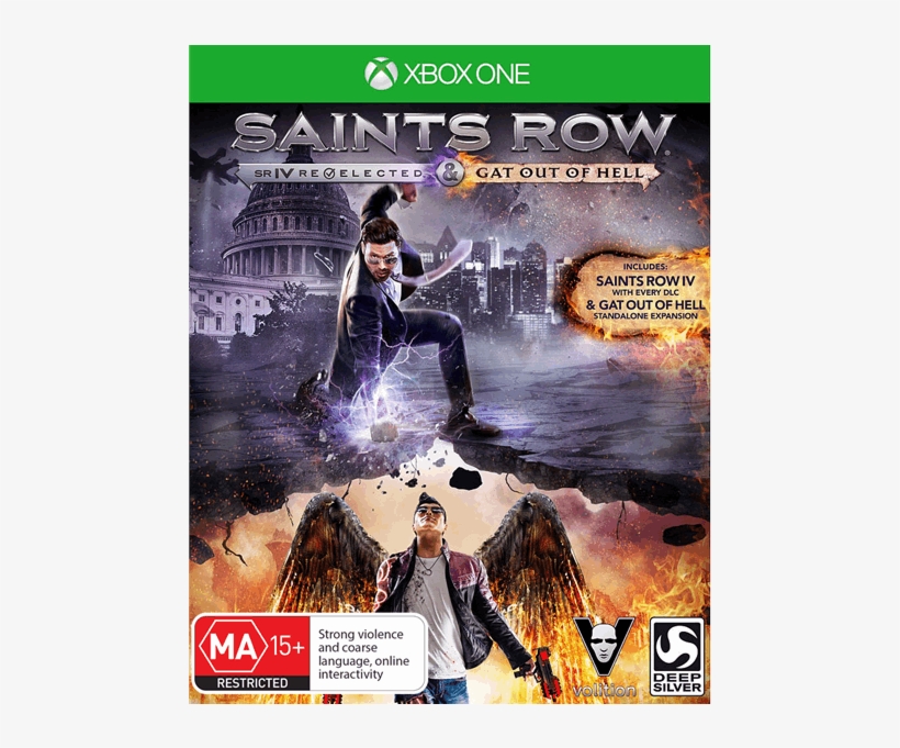 Saints Row Iv Re-elected Gat Out Of Hell - Saints Row Iv: Re-elected - Gat Out, transparent png