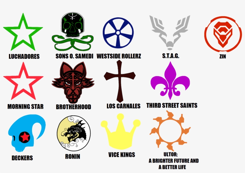 Saints Row Gang Symbols, transparent png