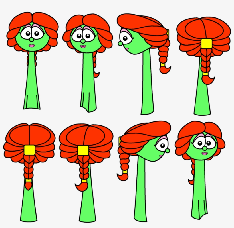 More Like Petunia Rhubarb, From Veggie-tales By - Veggietales Petunia Naked, transparent png