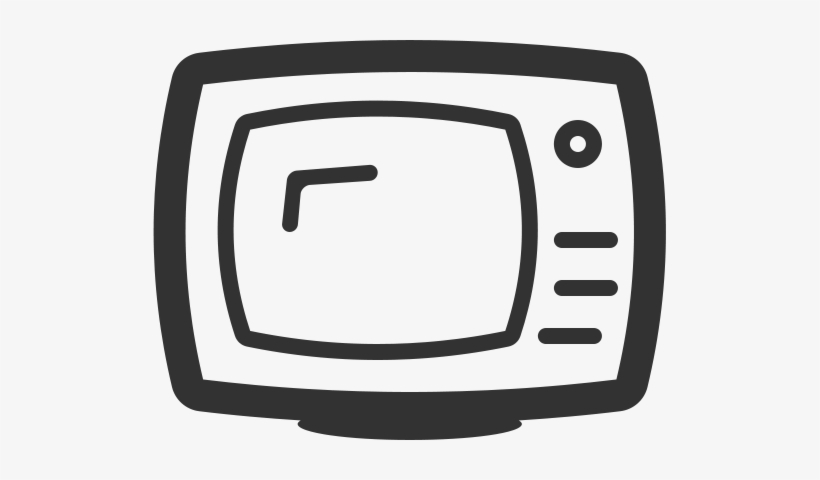 Old Tv Set Flat Icons - Icon Tv Show Png, transparent png