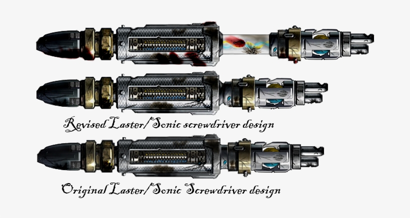 Lilly's Screwdriver Revised By Anarth - Sonic Screwdriver Concept Art, transparent png