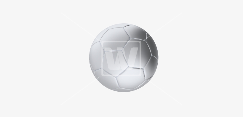 Silver Soccer Ball - Football, transparent png