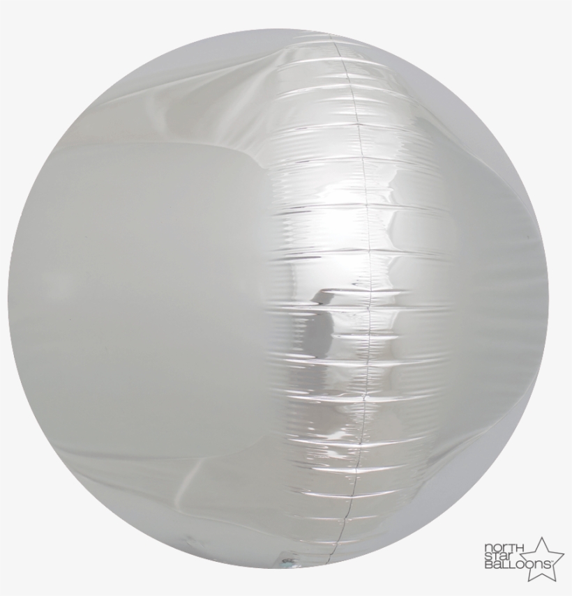 Silver Sphere 17 In*, transparent png