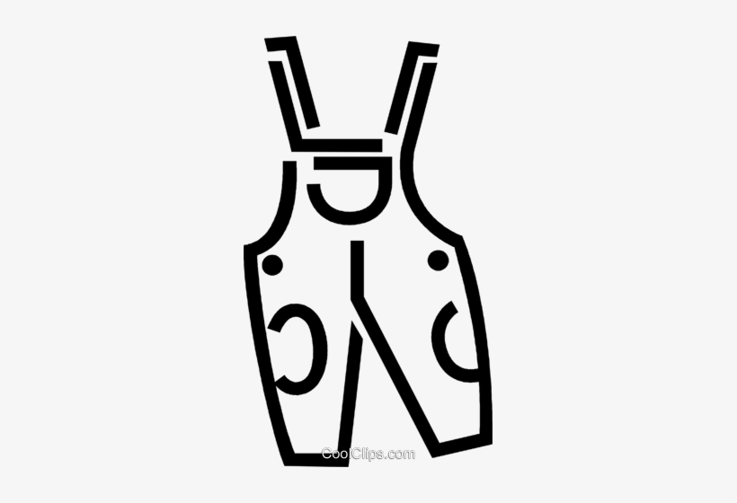 Overalls Royalty Free Vector Clip Art Illustration - 277x480 PNG