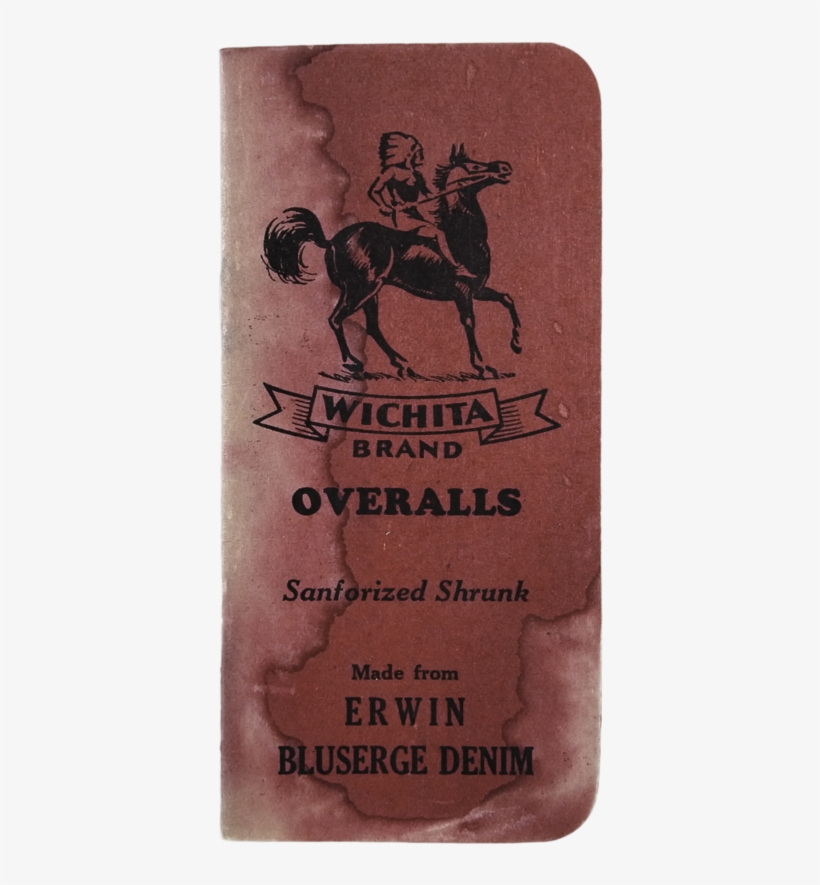 Vintage Wichita Brand Overalls Booklet, transparent png