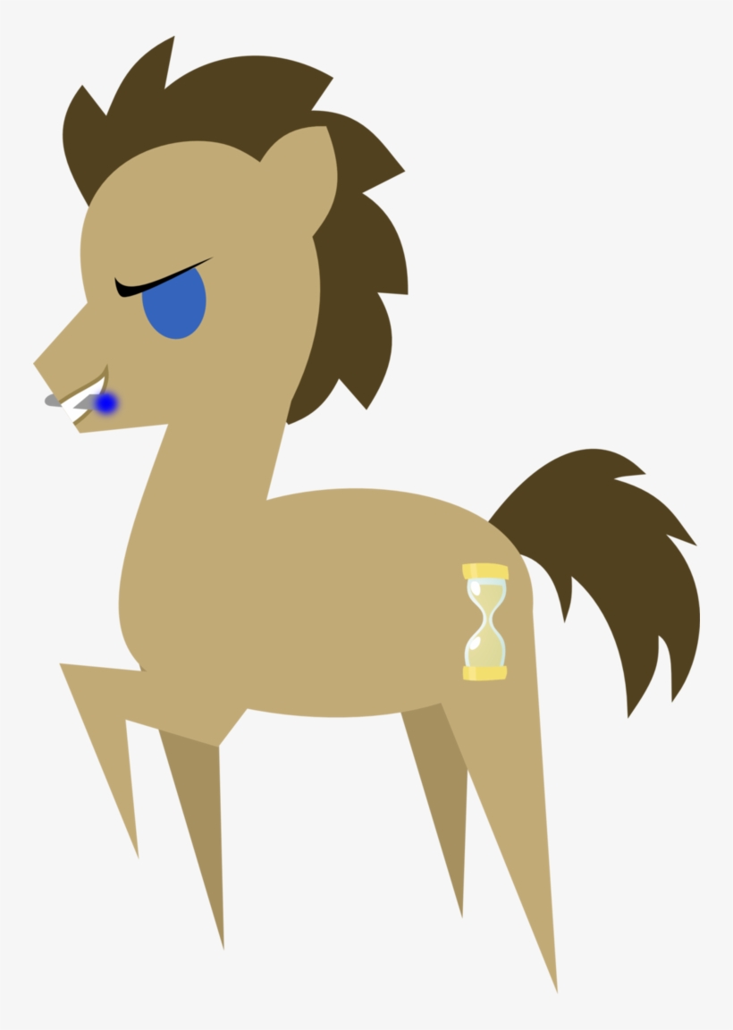 Demonreapergirl, Doctor Whooves, Safe, Simple Background, - My Little Pony Simple Art, transparent png