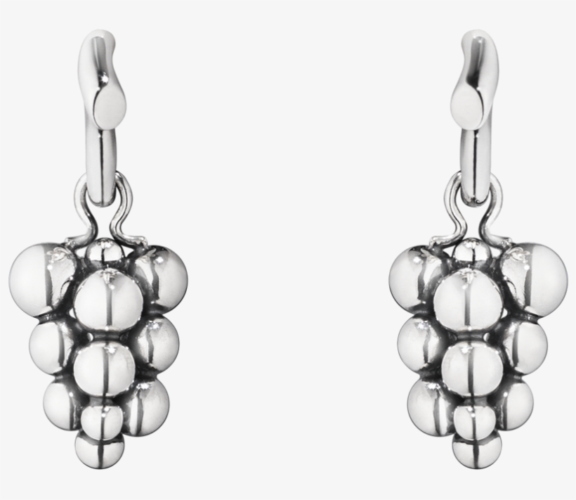 Moonlight Grapes Earrings - Georg Jensen Grapes Øreringe, transparent png