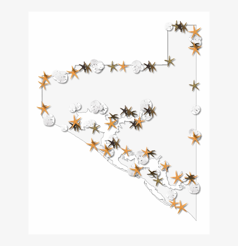 A Map Of Bay With A Thin Black Outline, Inner Drop - Illustration, transparent png