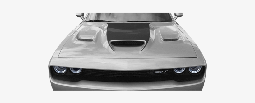 2015-2019 Challenger Srt Hellcat / Srt 392 Power Bulge - Challenger Hellcat Hood Stripe, transparent png