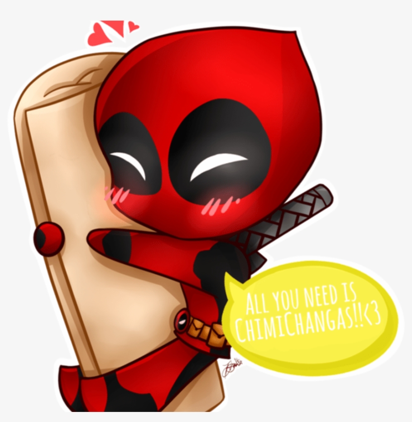 Collection Of Free Deadpool Drawing Valentine's Day - Drawing, transparent png