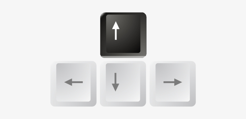 When Those Puzzles Are Passing By So Fastly, I Have - Arrow Keys Cartoon, transparent png