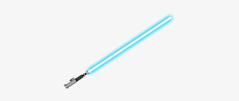 Blue Lightsaber - Blue Lightsaber Transparent Background, transparent png