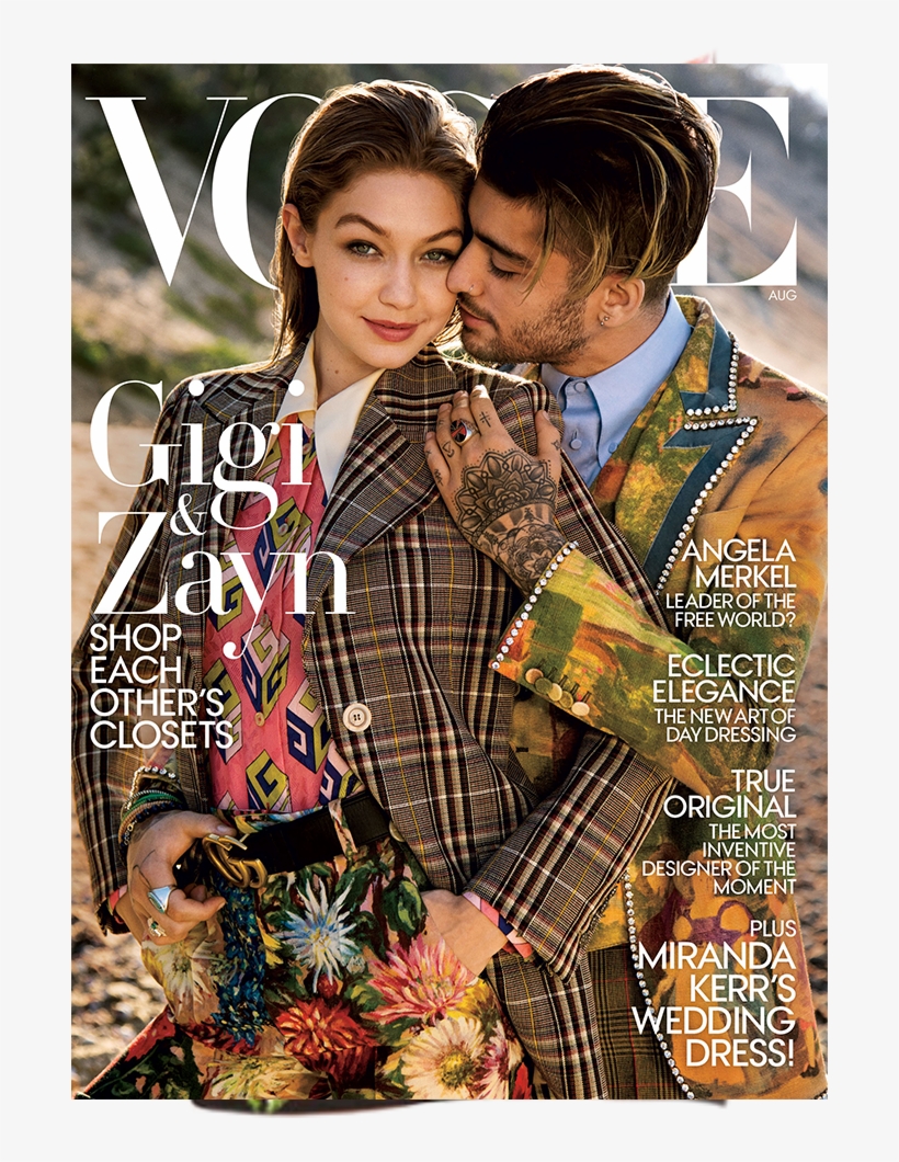 Vogue - Gigi Hadid Zayn Vogue Cover, transparent png