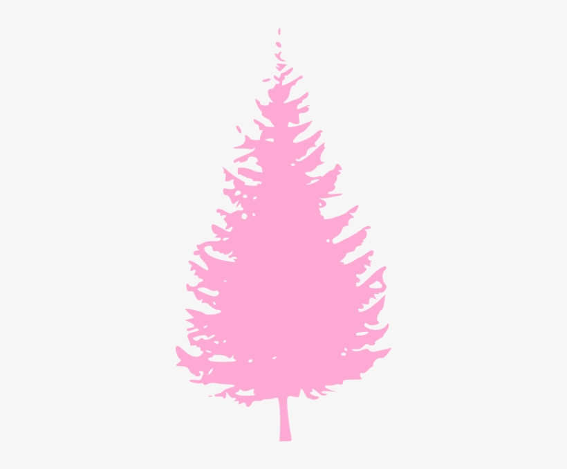 Pine Tree Black And White Clipart, transparent png