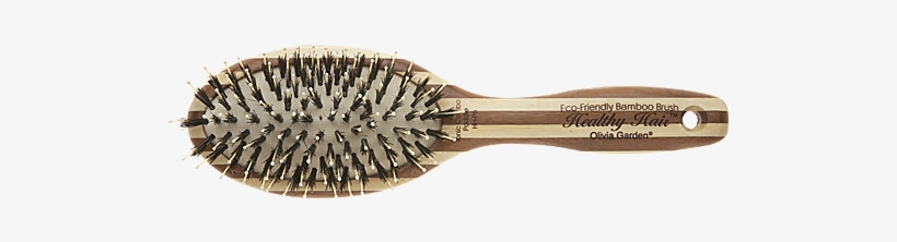 Olivia Garden Healthy Hair Eco Friendly Bamboo Brush - Olivia Garden Ionic Combo, transparent png