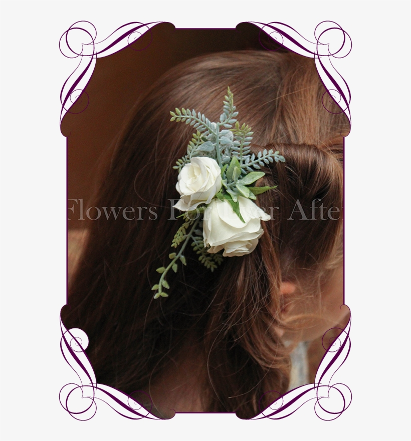 Brooke Small Hair Comb Flowers For Ever After Artificial - Fake Flower Cake Decorations, transparent png