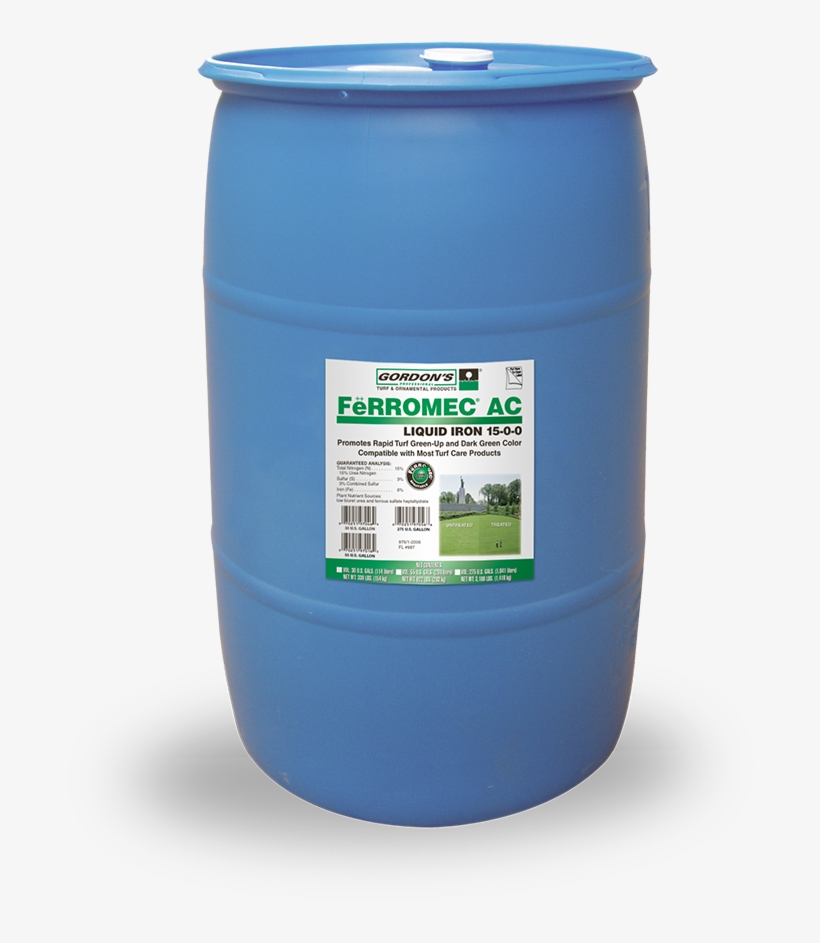Ferromecac 30gl Ps - Ferromec Ac Liquid Iron With 15% Nitrogen Foliar Spray,, transparent png