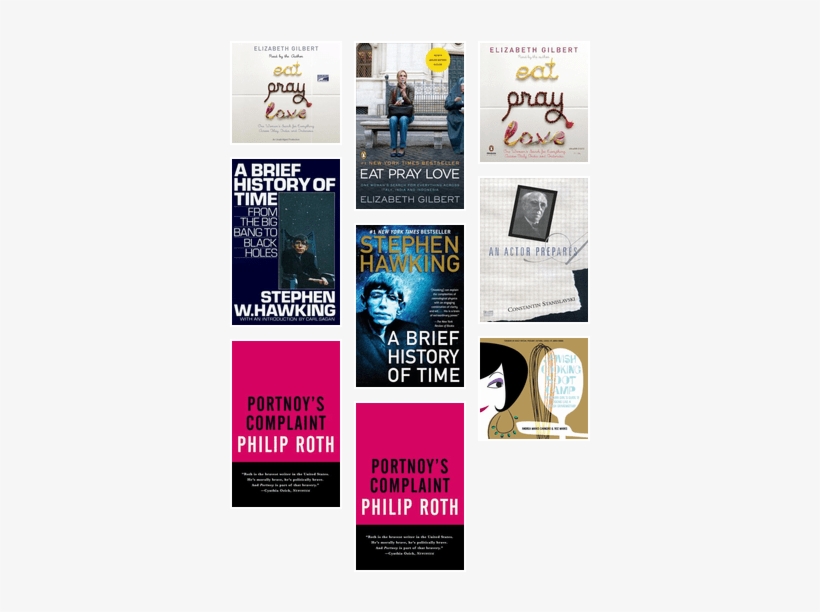 Big Bang Theory Books - Eat Pray Love Movie Poster, transparent png