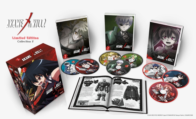 Akame Ga Kill 2: Premium Box Set (blu-ray/dvd), transparent png