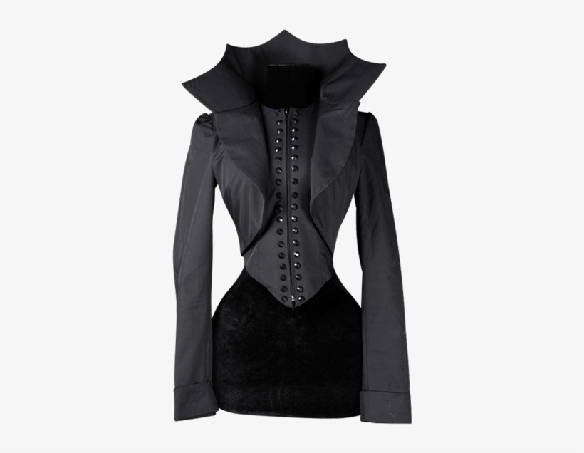 Black Evil Queen Jacket - Leather Jacket, transparent png