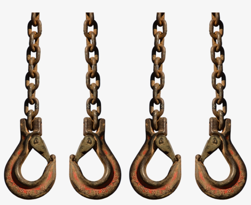 Loads, Chains, Crane, Hanger, Hook, Raise, Weight - Crane, transparent png
