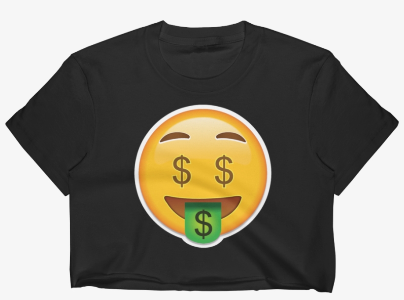 Emoji Crop Top T Shirt - Zazzle Geld-gesicht - Emoji Spiral Notizblock, transparent png