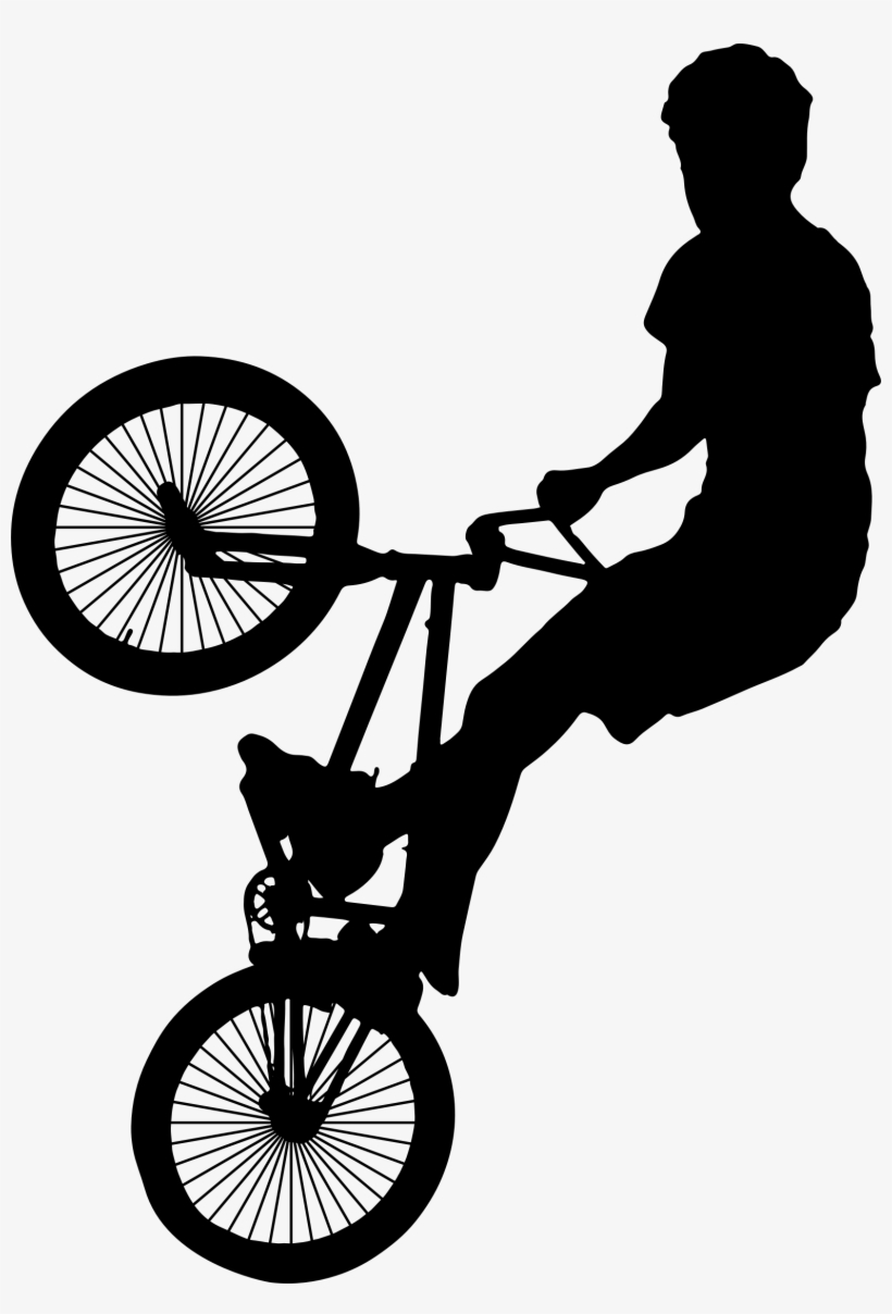 This Free Icons Png Design Of Bmx Silhouette, transparent png