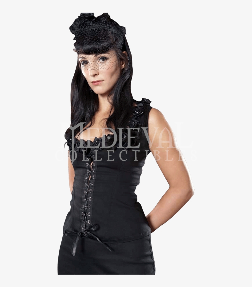 Gothic Rose Trim Top - Lost Legends Sophia Rose Steampunk Top, transparent png