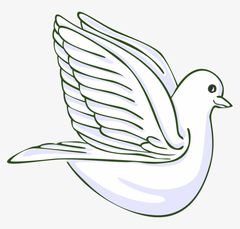 Vector Illustration Of Dove Bird Symbol Symbol Of Peace - Still Life Photography, transparent png