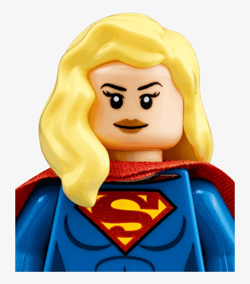 Dc Comics Super Heroes Lego - Lego Supergirl, transparent png
