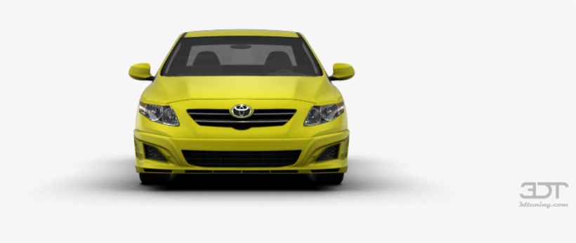 Toyota Corolla Sedan - Corolla Yellow Car Png, transparent png