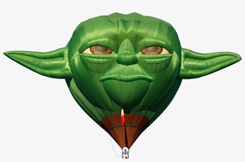 Yoda - Character Hot Air Balloons, transparent png