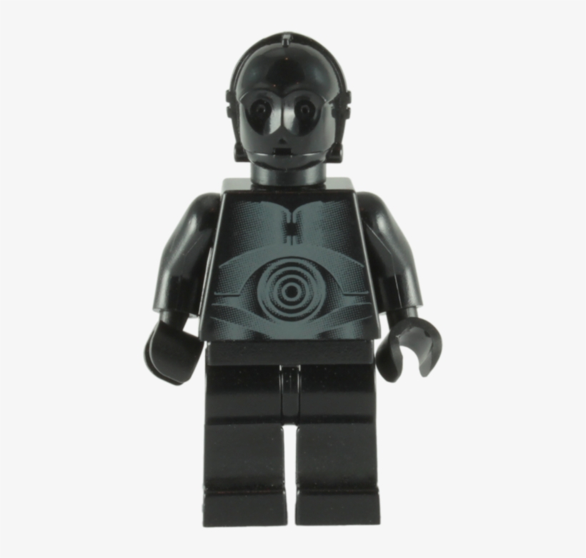 Lego Protocol Droid Minifigure - Lego Black Protocol Droid, transparent png