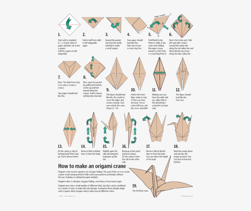 Kraanvogel Vouwen Origami Vogel Prison Break 495x640 Png