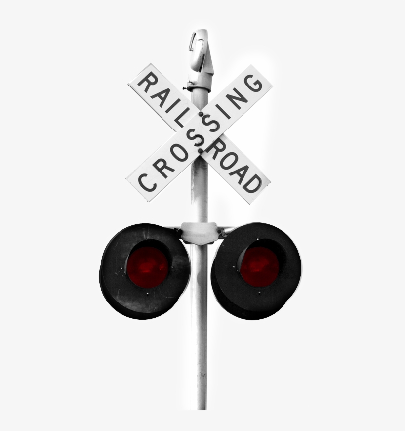 Railroad Crossing - Traffic Signs Crossing Railroad - 432x792 PNG ...