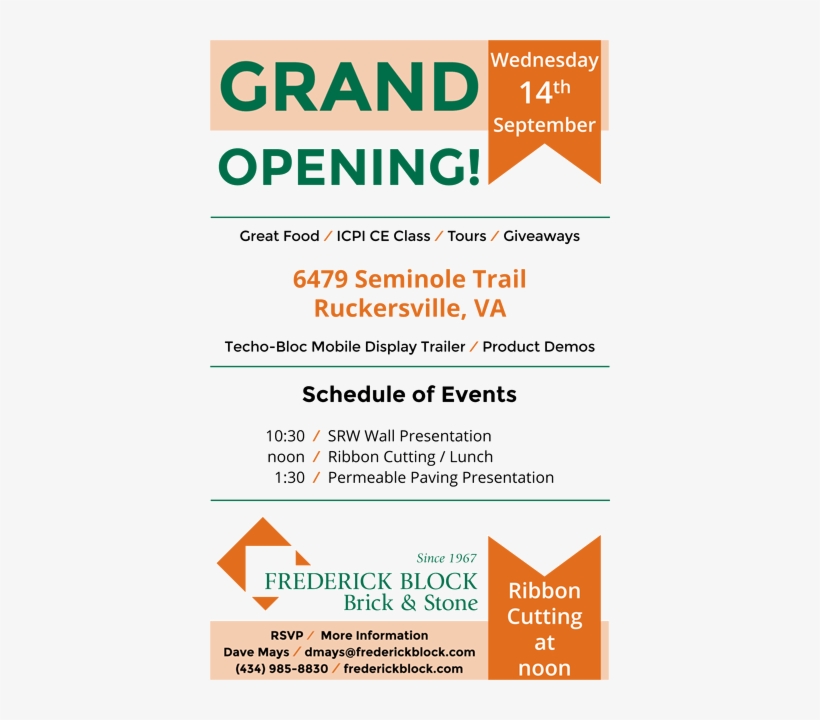 Ruckersville Grand Opening 9/14/16 - Ruckersville, transparent png