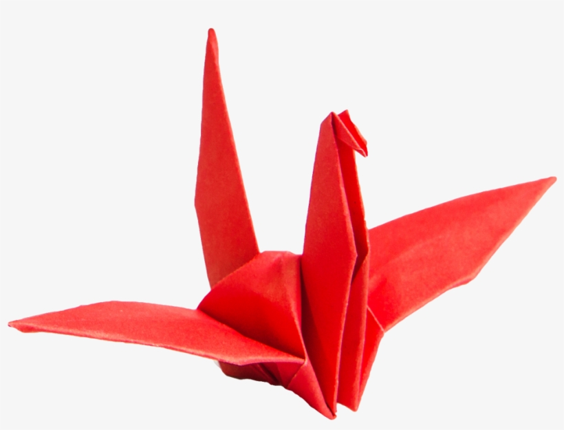 Paper Crane - Origami, transparent png