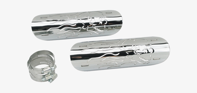 These Beautiful Flaming Skull Heat Shields With Bright - Google Chrome, transparent png